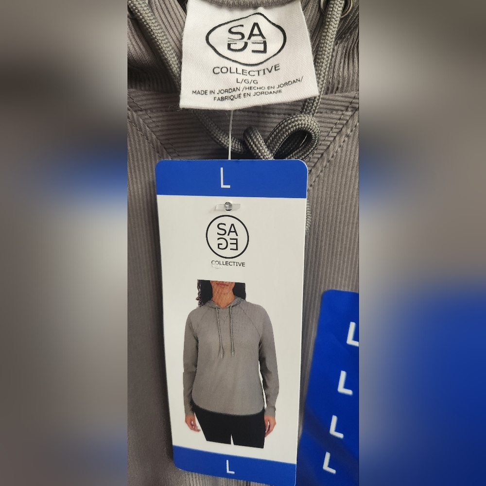 Sage Collective Gray Women's Hoodie - Picture 3 of 4
